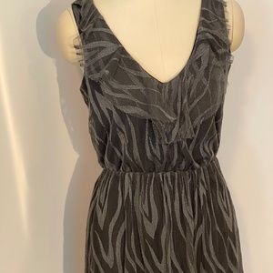 Charlotte Russe Adorable Dress- Small- Check It Out- Sheer Design Over Lining